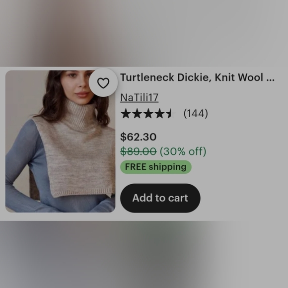 H&M White Dickie Sweater - Picture 5 of 12